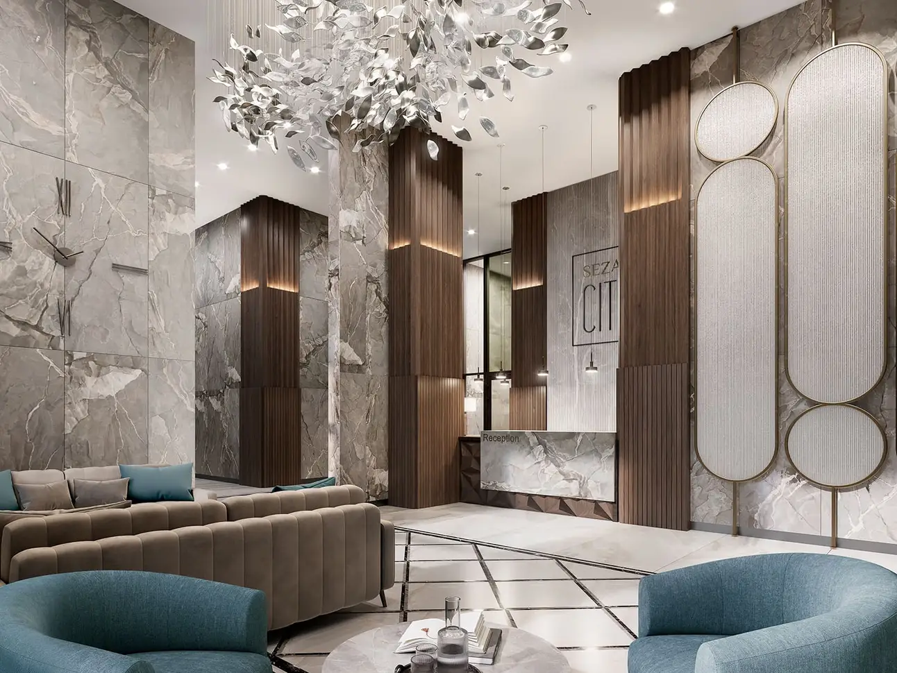ЖК Sezar City интерьер